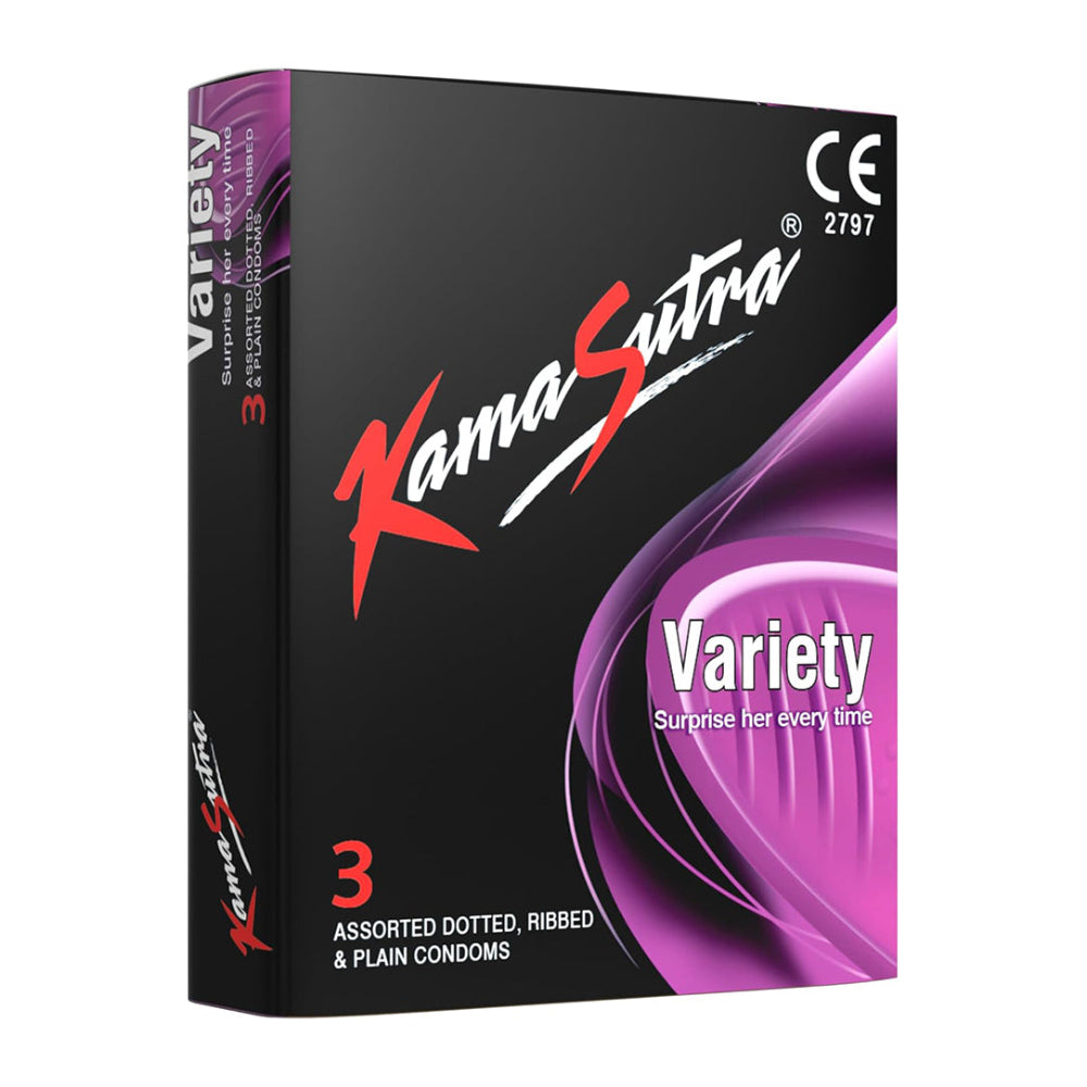 KamaSutra Plain Condoms - Pack of 3, Condoms