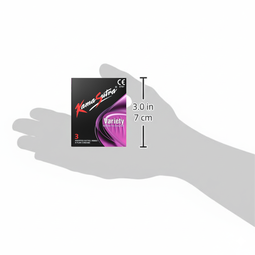 KamaSutra Plain Condoms - Pack of 3, Condoms