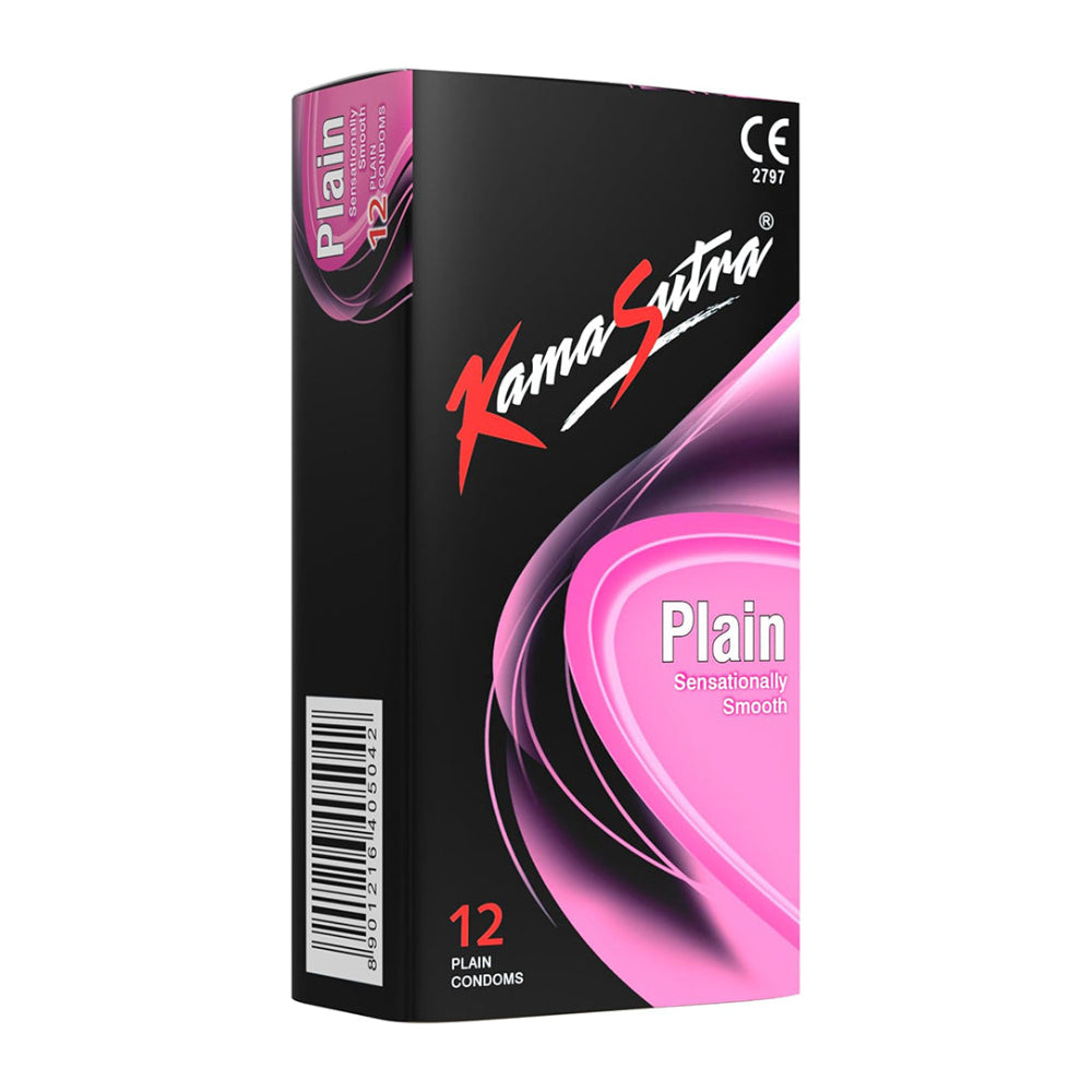 KamaSutra Plain Condoms Pack of 12, Condoms