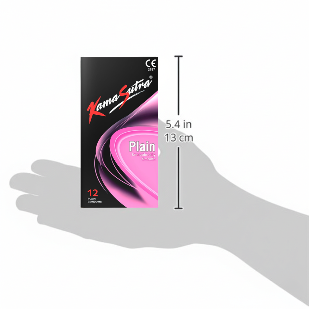KamaSutra Plain Condoms Pack of 12, Condoms
