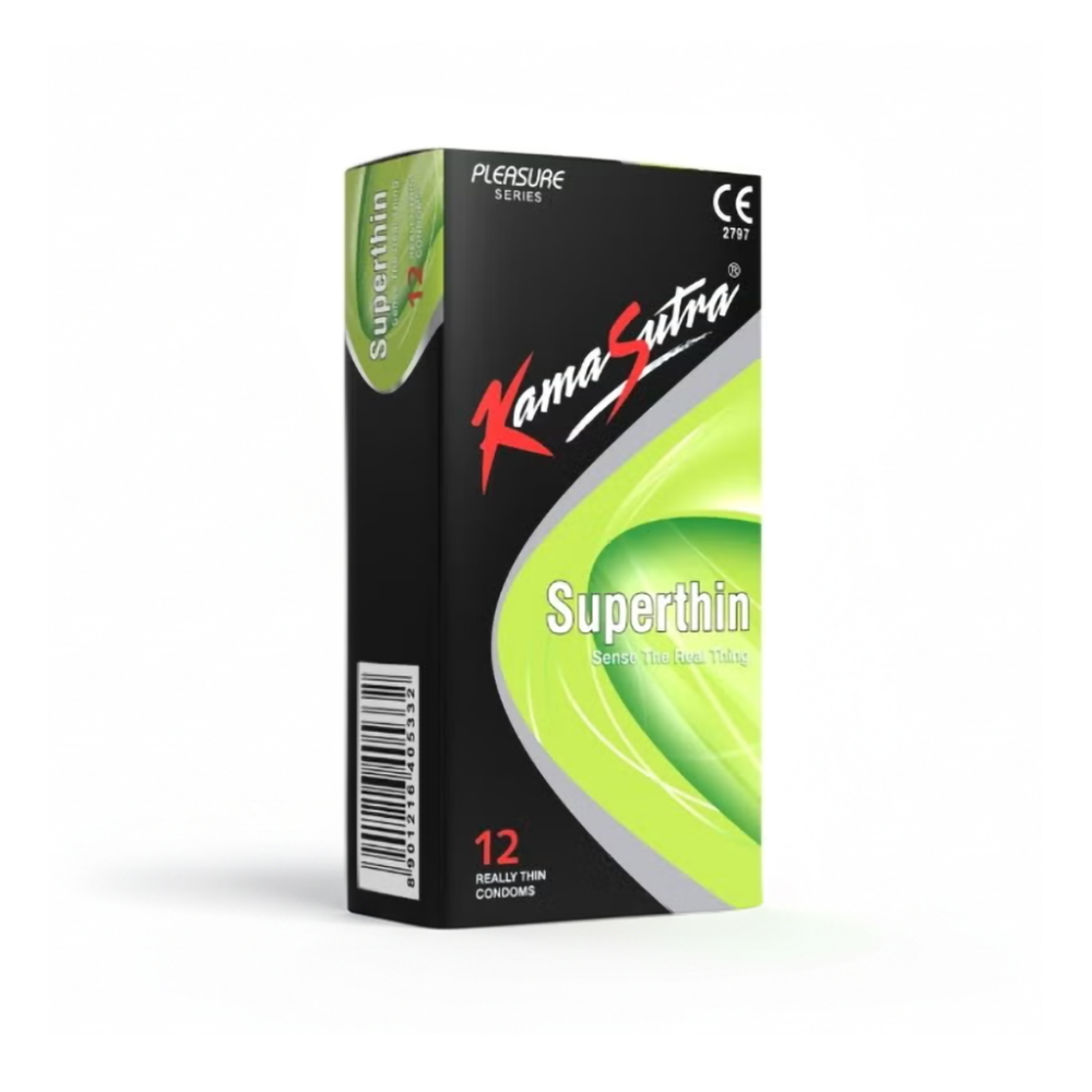 KamaSutra Super Thin Condoms - Pack of 12, Condoms