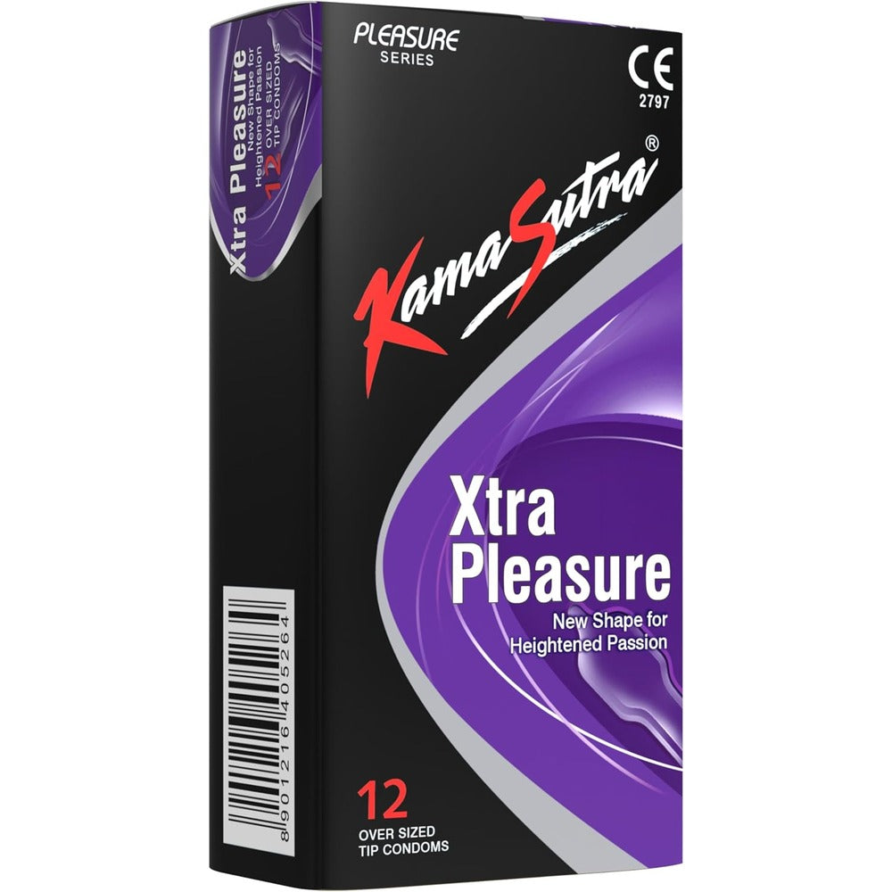 KamaSutra Xtra Pleasure Condoms Pack of 12, Condoms