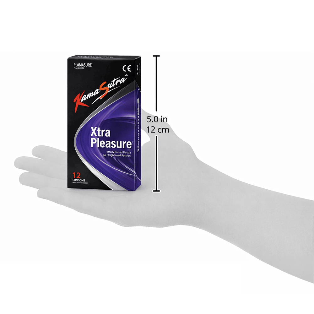 KamaSutra Xtra Pleasure Condoms Pack of 12, Condoms