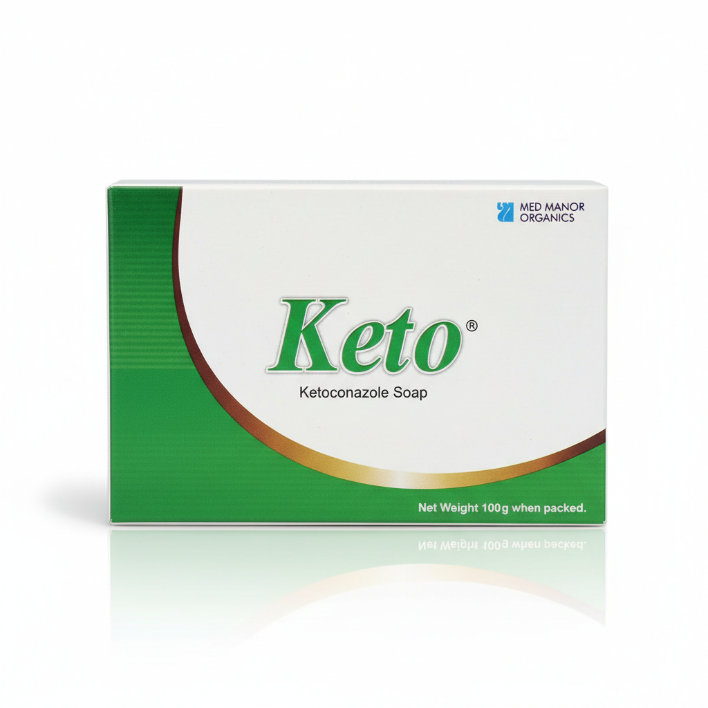 Keto Ketoconazole Soap - 100g, Bar Soap