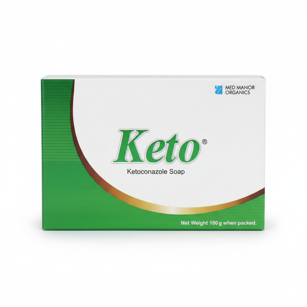 Keto Medicated Soap Bar - 100g, Bar Soap