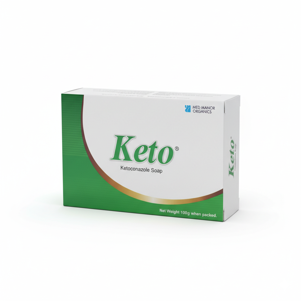 Keto Medicated Soap Bar - 100g, Bar Soap