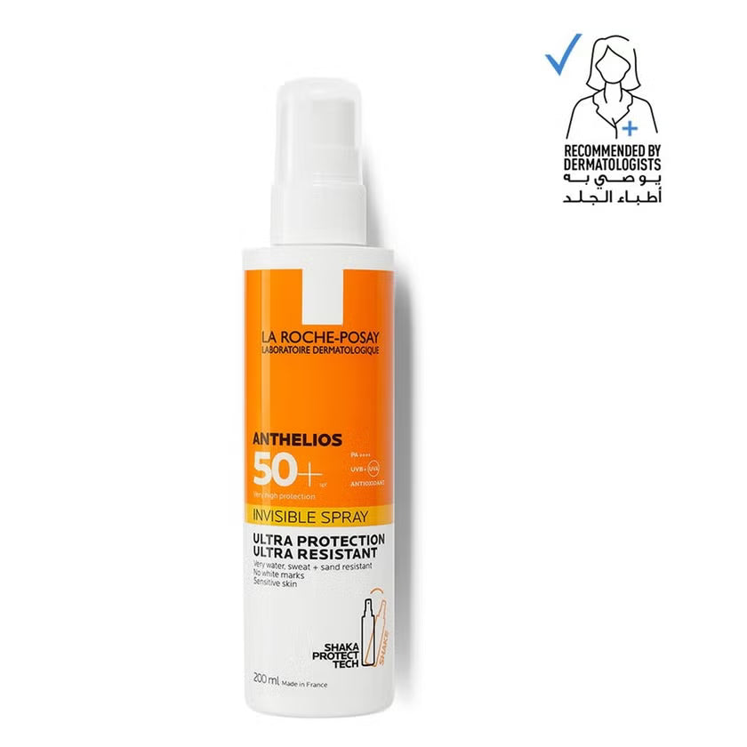 La Roche-Posay Anthelios SPF 50+ Invisible Body Sunscreen Spray - 200ml, Sunscreen