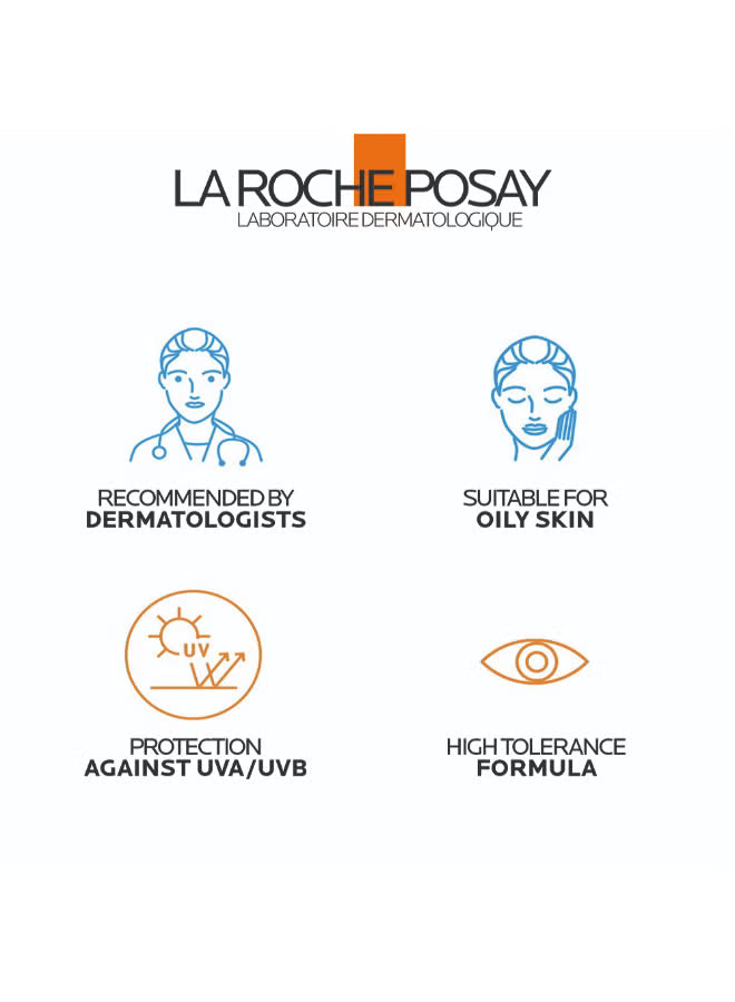 La Roche-Posay Anthelios UVMune 400 SPF 50+ Oil Control Invisible Fluid Sunscreen - 50ml, Sunscreen