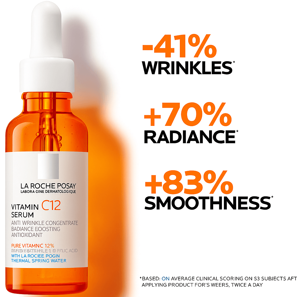 La Roche-Posay Pure Vitamin C10 Anti-Aging Face Serum - 30ml, Face Serums