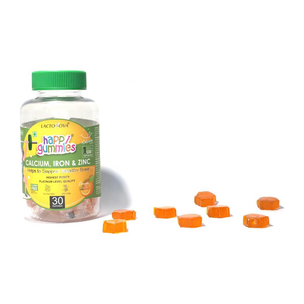 Lactonova Happi Gummies Calcium Iron Zinc – 30 Gummies, Minerals
