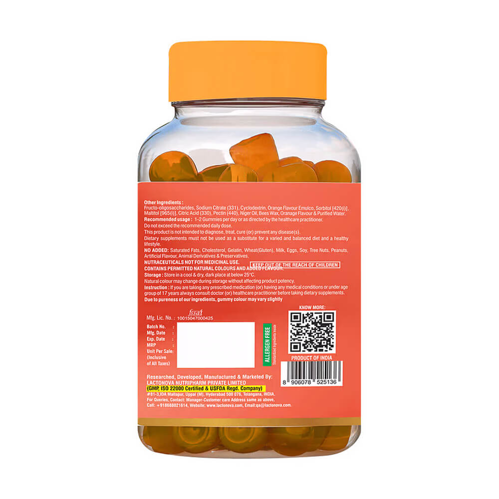 Lactonova Happi Gummies L-Carnitine & L-Tartrate – 30’s, Amino Acids