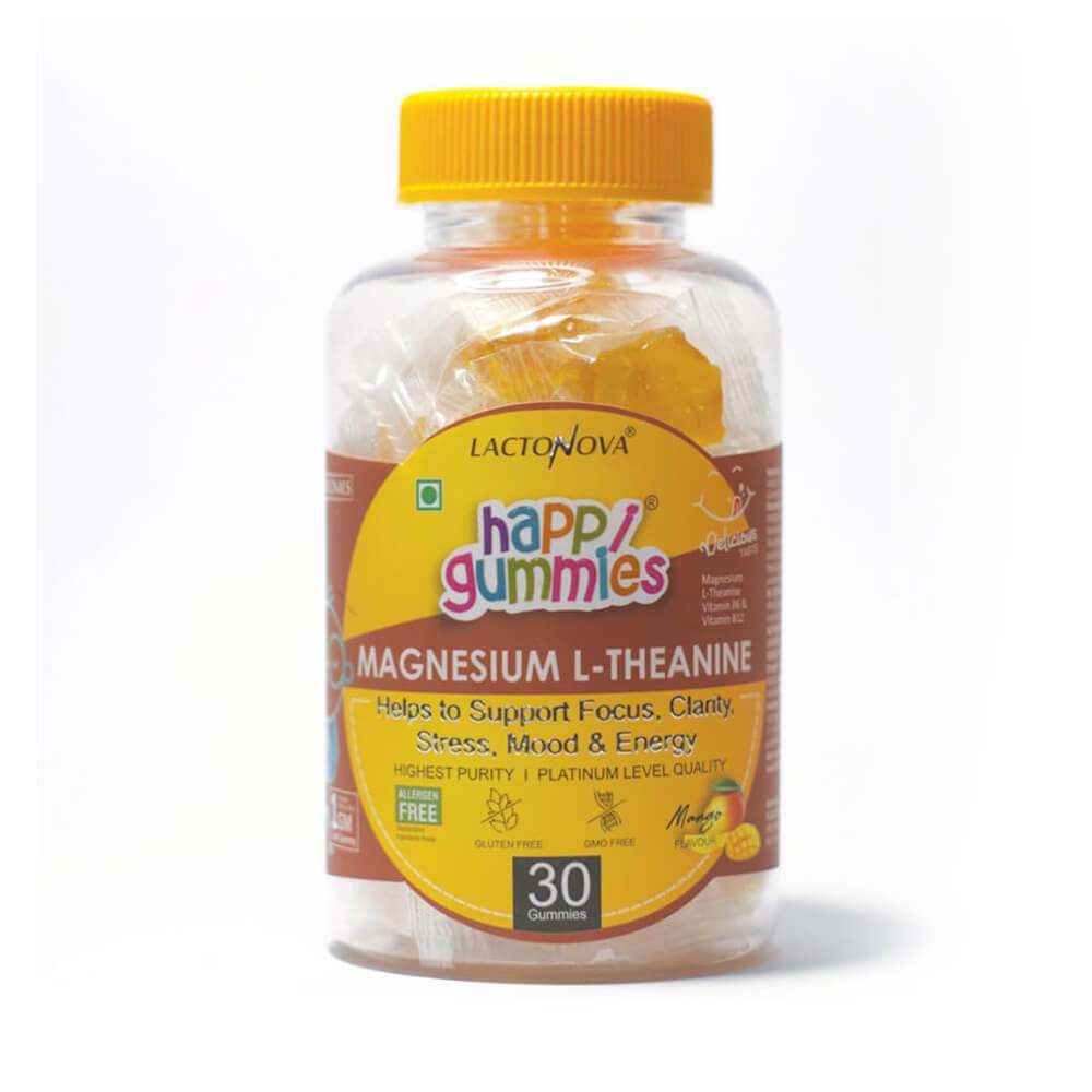 Lactonova Happi Gummies Magnesium & L-Theanine - 30 Gummies, Minerals