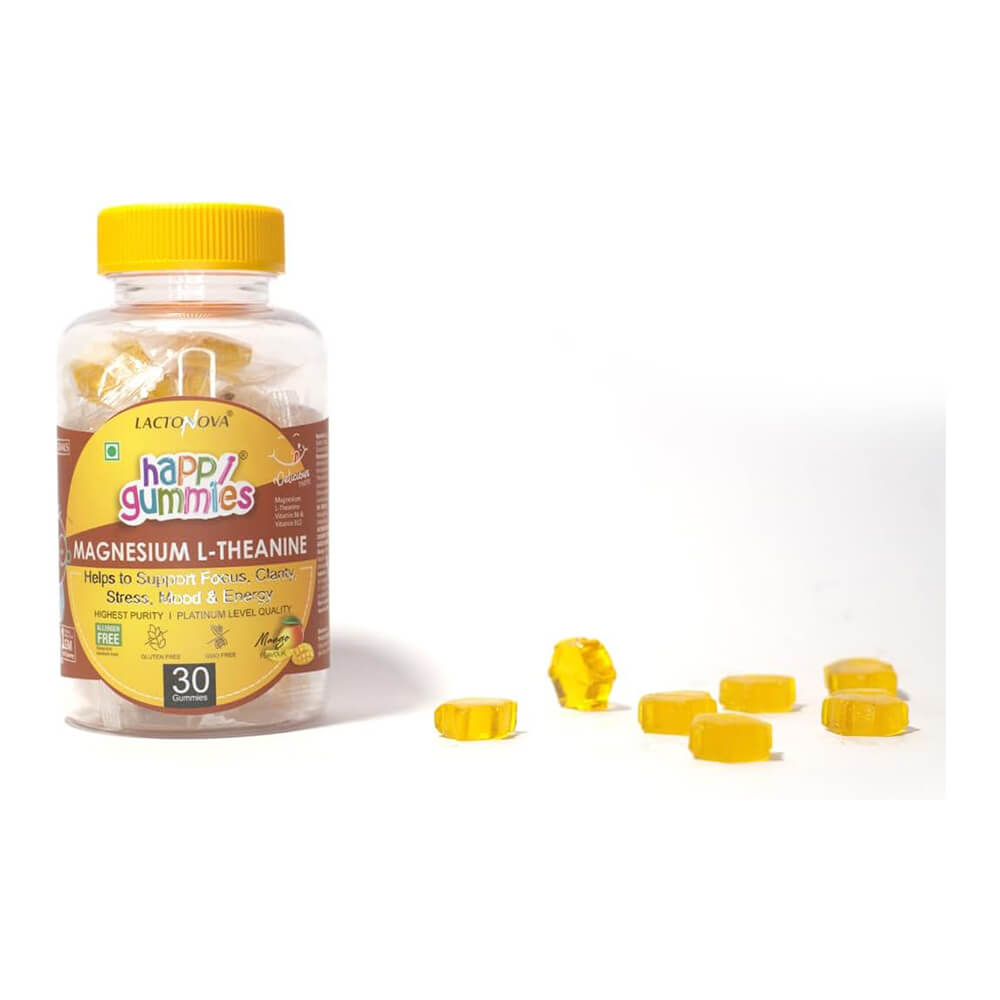 Lactonova Happi Gummies Magnesium & L-Theanine - 30 Gummies, Minerals