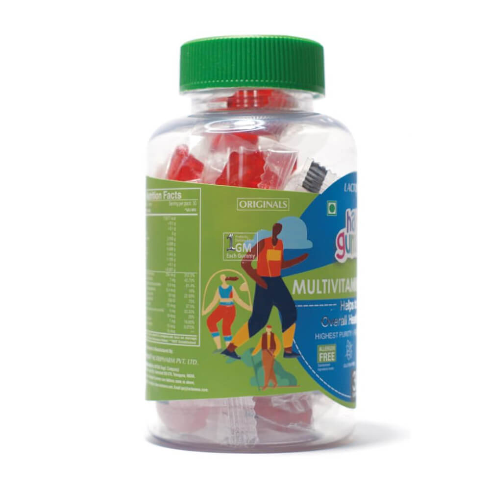 Lactonova Happi Gummies Multivitamin & Mineral – 30 Gummies, Multivitamin Supplements