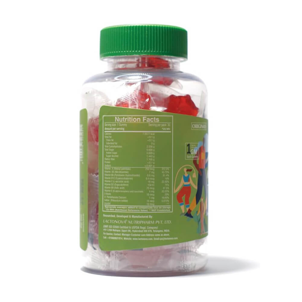 Lactonova Happi Gummies Multivitamin & Mineral – 30 Gummies, Multivitamin Supplements