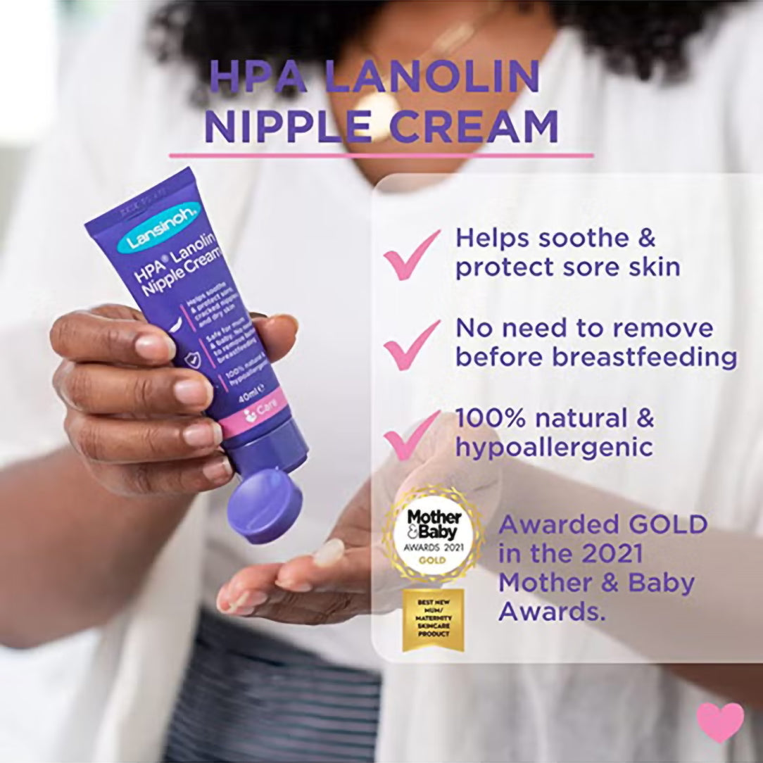 Lansinoh HPA Lanolin Nipple Cream - 40ml, Nursing & Feeding