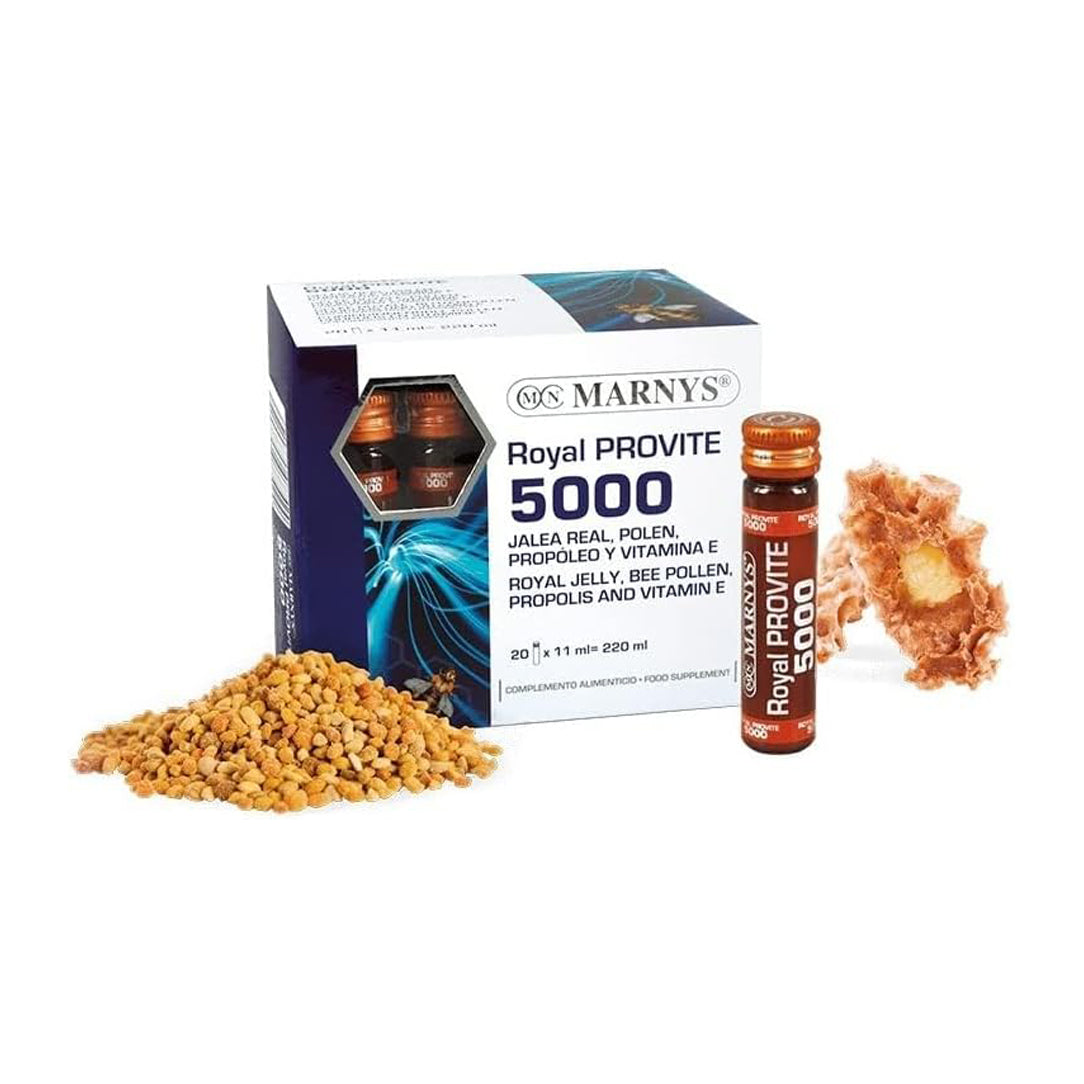 Marnys Royal Provite 5000 Royal Jelly & Propolis 11ml Vials - 20 Vials, Multivitamin Supplements