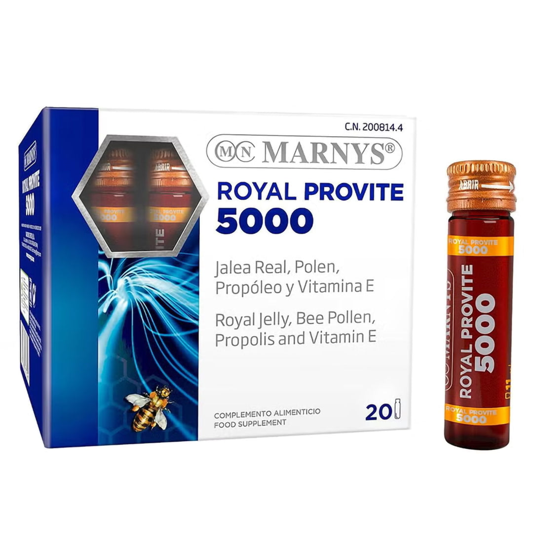 Marnys Royal Provite 5000 Royal Jelly & Propolis 11ml Vials - 20 Vials, Multivitamin Supplements