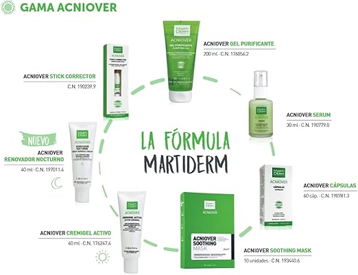 MartiDerm Acniover Purifying Cleansing Gel – 200ml, Acne Treatments & Kits