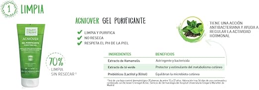 MartiDerm Acniover Purifying Cleansing Gel – 200ml, Acne Treatments & Kits