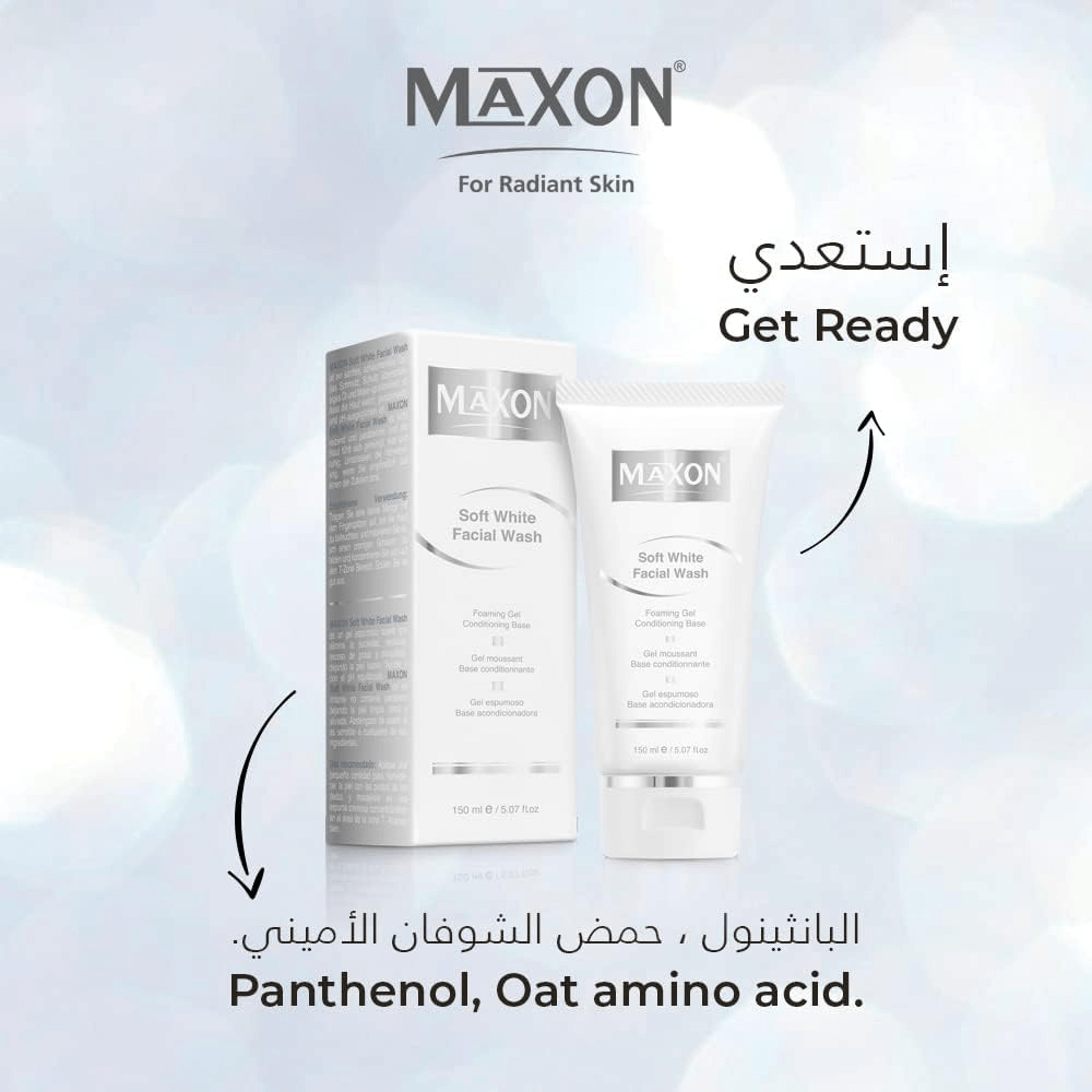 Maxon Soft White Facial Wash - 150ml, Facial Cleansers