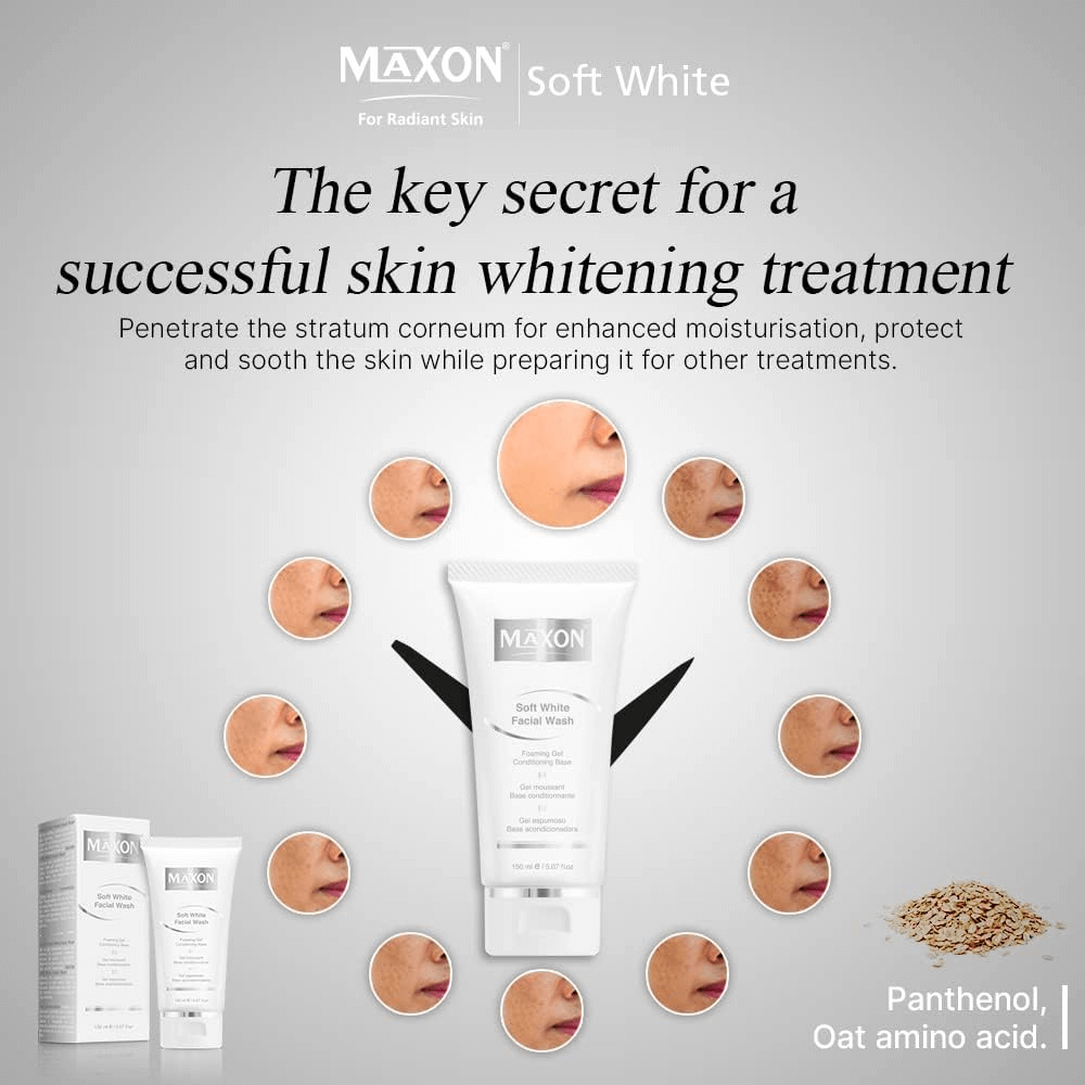 Maxon Soft White Facial Wash - 150ml, Facial Cleansers