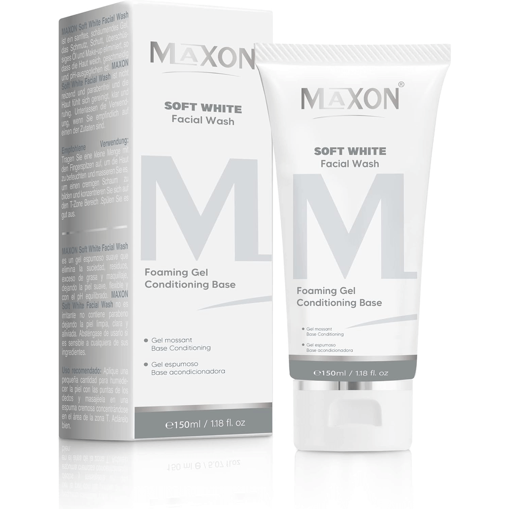 Maxon Soft White Facial Wash - 150ml, Facial Cleansers