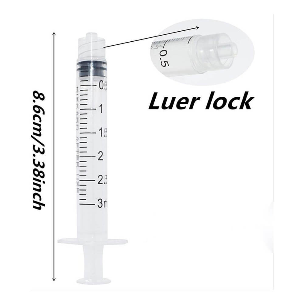 Medical syringe with Luer Lock system and 23G x 1.25" needle – Medisoft