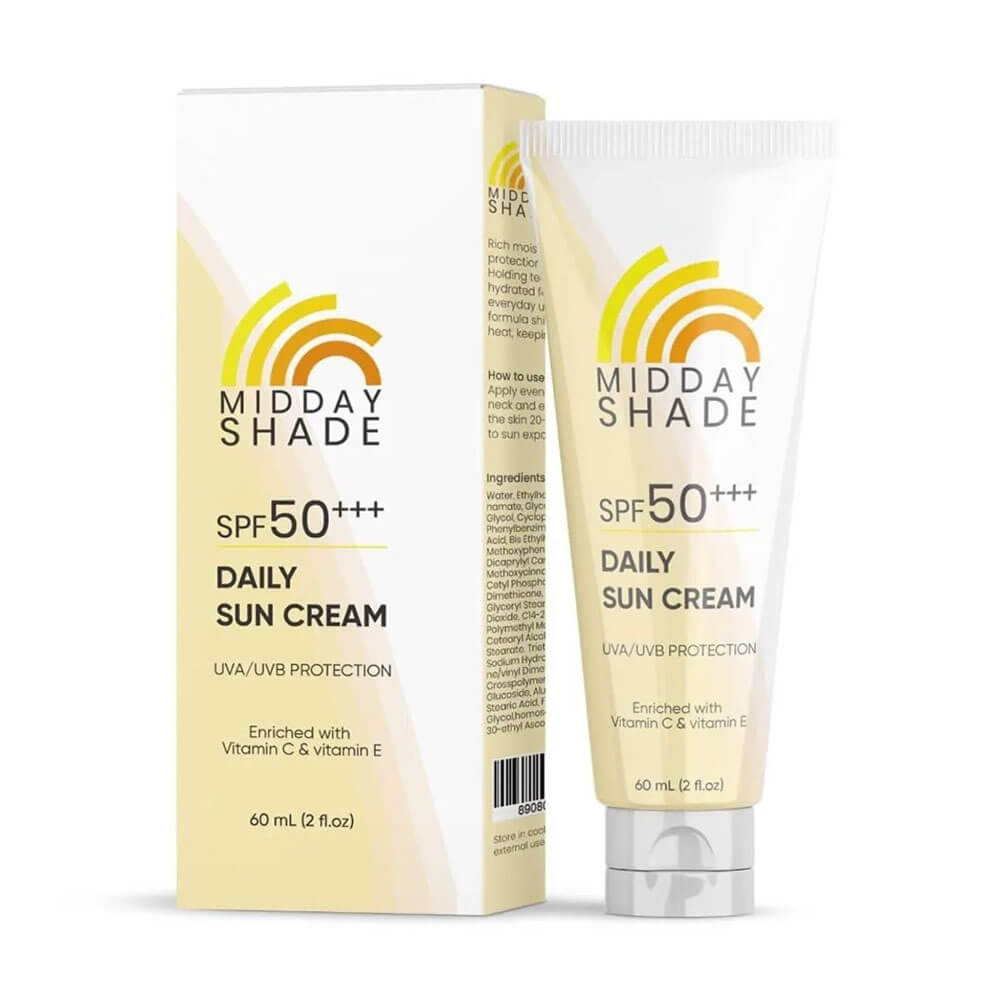 Midday Shade Sun Cream SPF 50+ – 60ml broad-spectrum protection