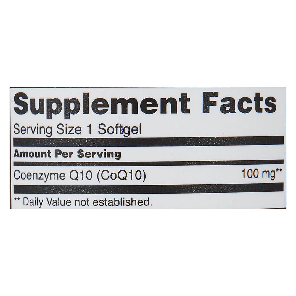 NOW CoQ10 100mg – 50 Softgels,Herbal Supplements