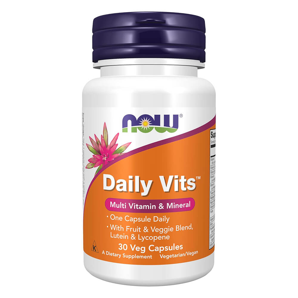 NOW Daily Vits Multivitamin – 30 tablets for daily wellness