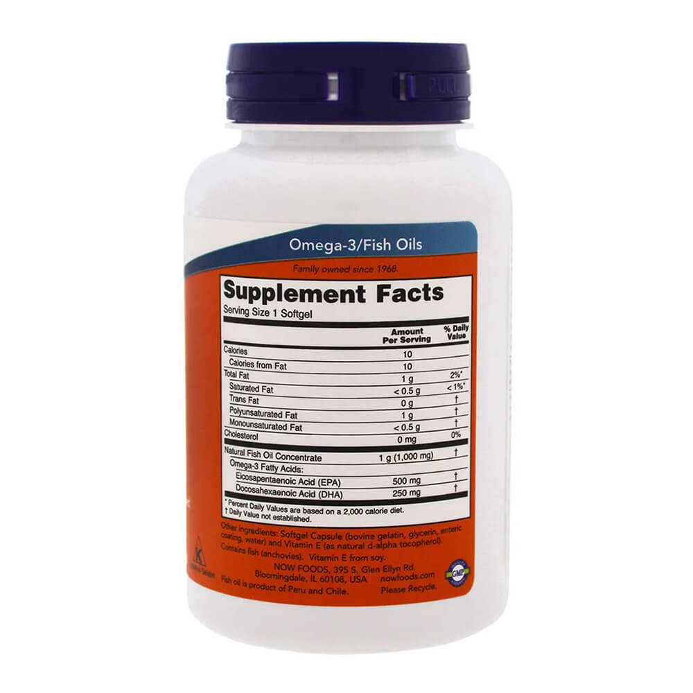 NOW Ultra Omega-3 500 EPA/250 DHA 90 Softgels KNIGHTS PHARMACY