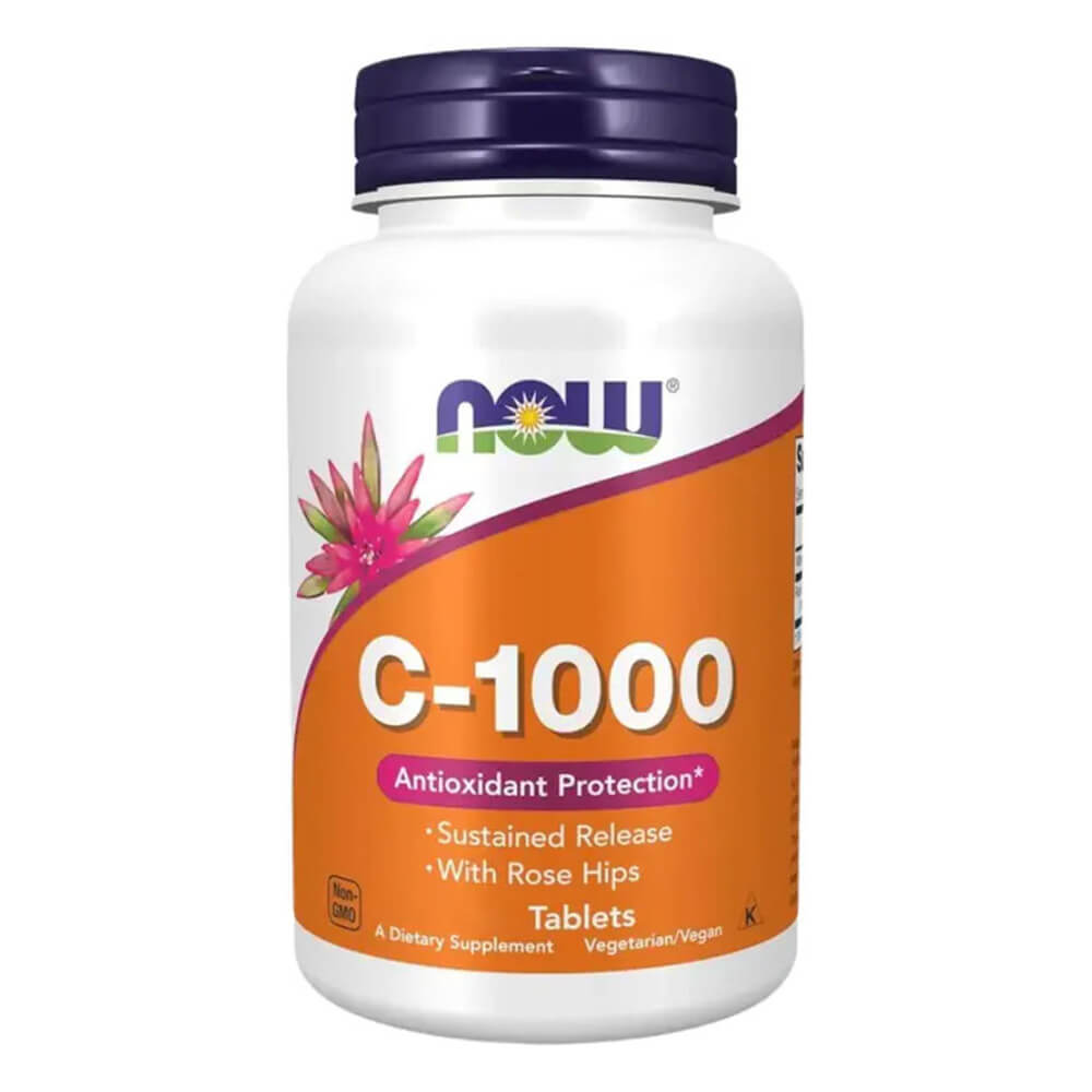 NOW Vitamin C-1000mg – 30 tablets for immune support