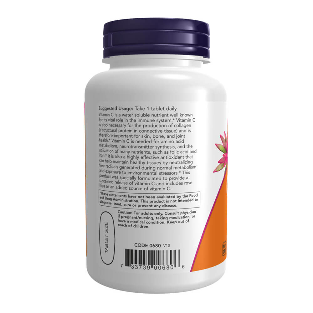 NOW Vitamin C-1000mg – 30 Tablets KNIGHTS PHARMACY
