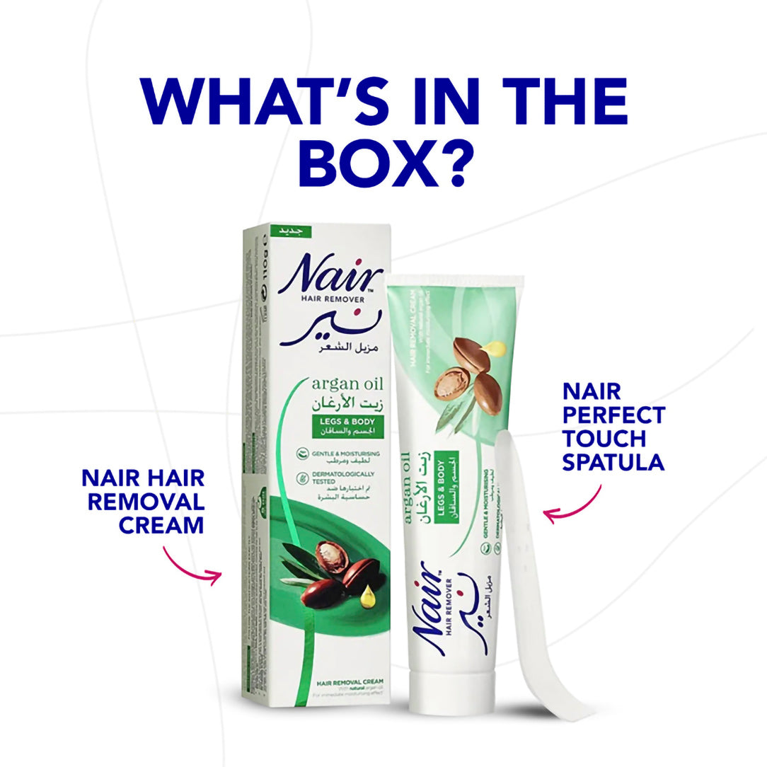 Nair Hair Removal Cream with Argan Oil - 110g, Depilatories