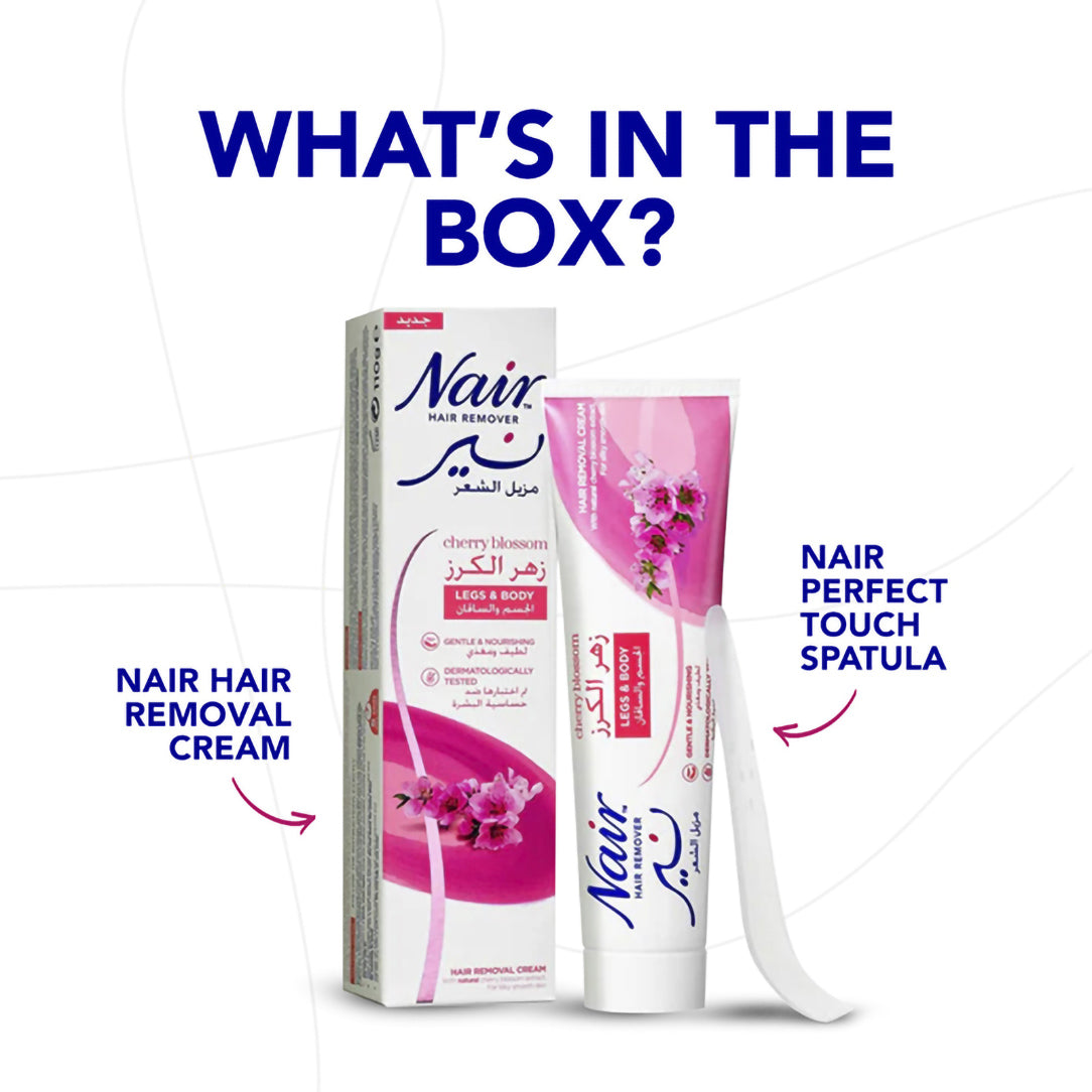 Nair Hair Removal Cream with Cherry Blossom Extract - 110g, Hair Removal