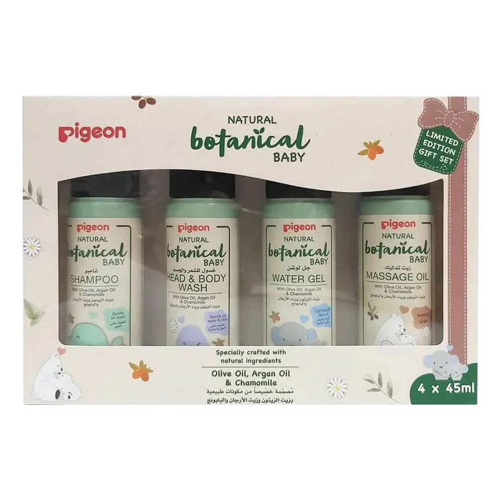 Natural Botanical Baby Wash 4×45 ml Gift Set KNIGHTS PHARMACY