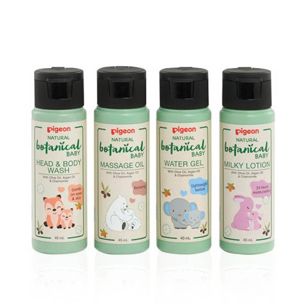 Natural Botanical Baby Wash 4×45 ml Gift Set KNIGHTS PHARMACY