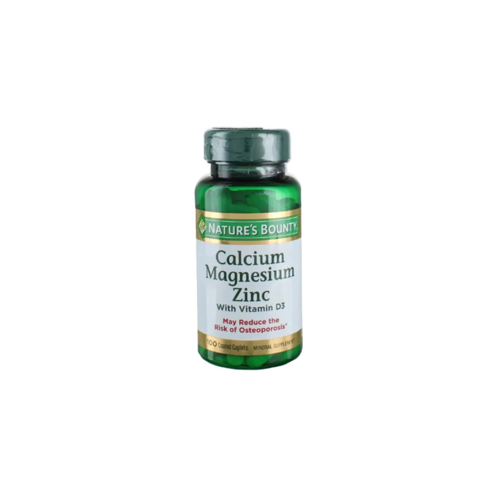 Nature’s Bounty Calcium Magnesium Zinc with Vitamin D3 - 100 Caplets, Vitamins & Supplements