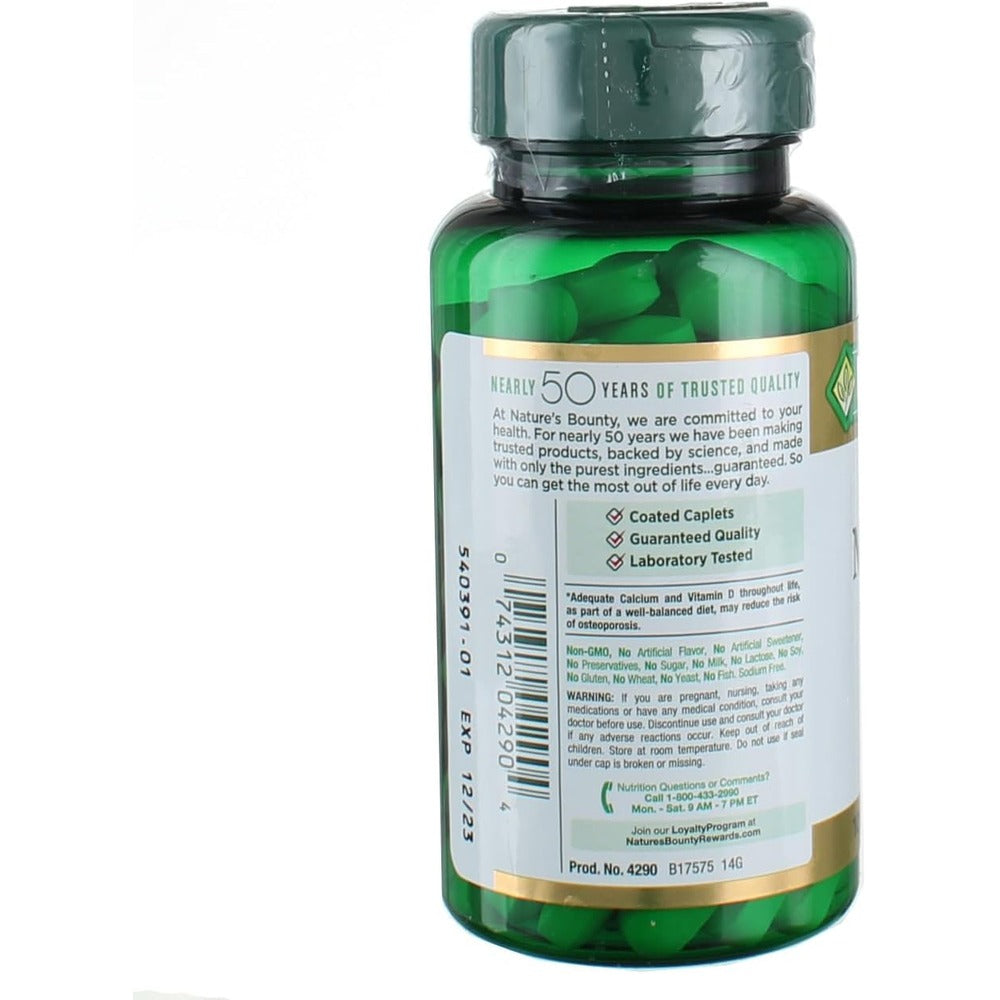 Nature’s Bounty Calcium Magnesium Zinc with Vitamin D3 - 100 Caplets, Vitamins & Supplements