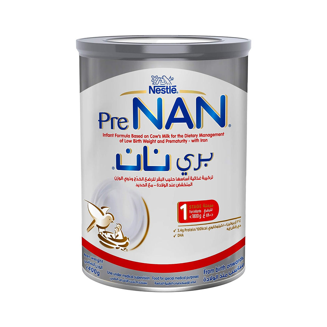 Nestlé Pre NAN DS 200 Infant Formula Powder - 400g, Dairy Formula