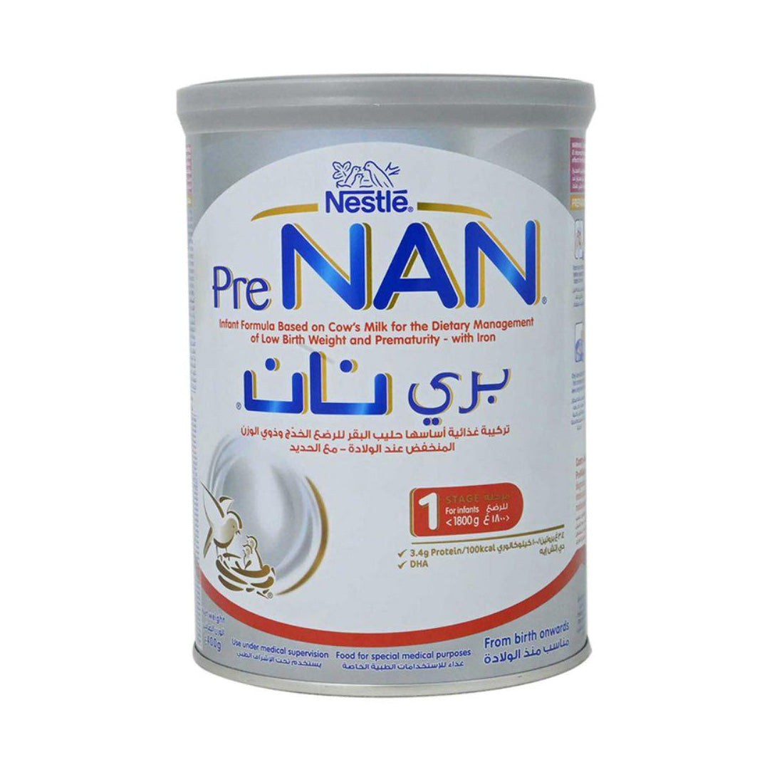Nestlé Pre NAN DS 200 Infant Formula Powder - 400g, Dairy Formula
