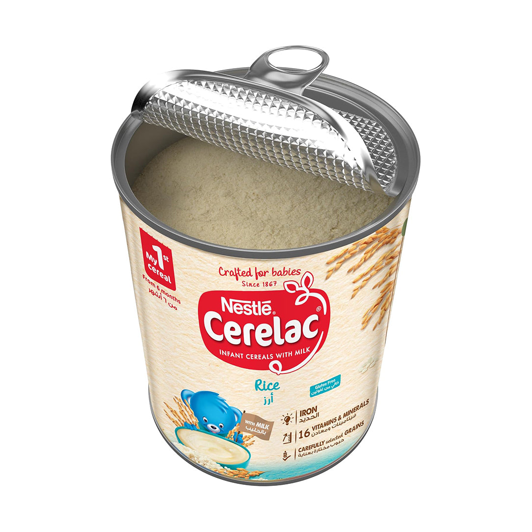 Nestle Cerelac Infant Cereal Rice with Milk - 400g, Baby Cereals