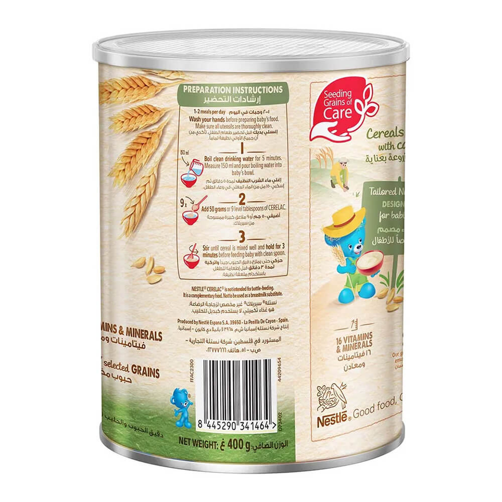 Nestle Cerelac Wheat & Fruit Pieces 400 g, Baby Cereals