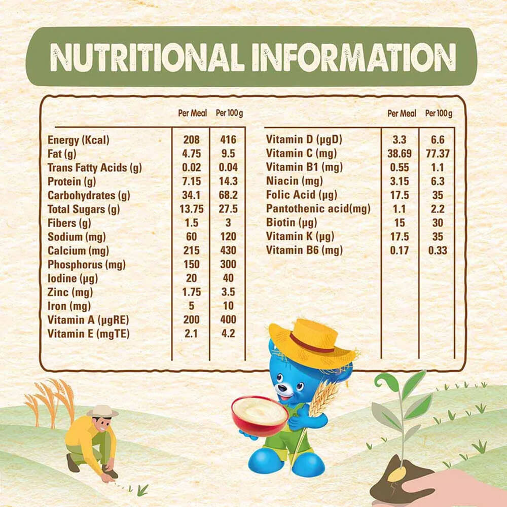 Nestlé baby cereal – Wheat & Fruit Pieces Cerelac 400g