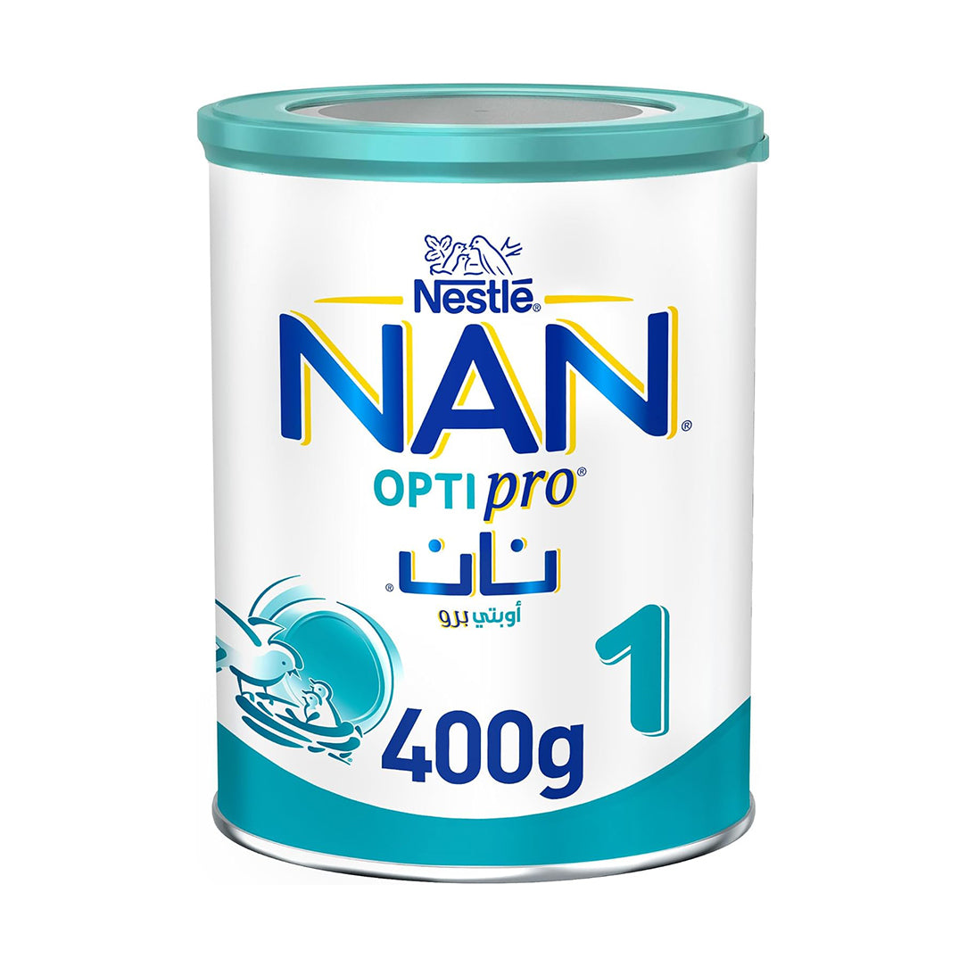 Nestle NAN Optipro 1 Infant Formula 0-6 Months - 400g, Dairy Formula 