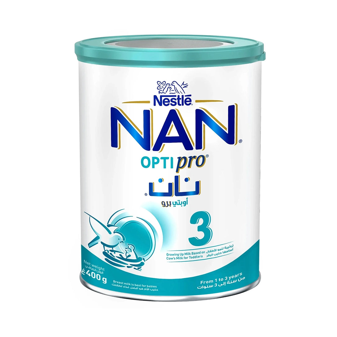 Nestle NAN Optipro Stage 3 Growing Up Milk Formula for 1-3 Years - 400g, Dairy Formula