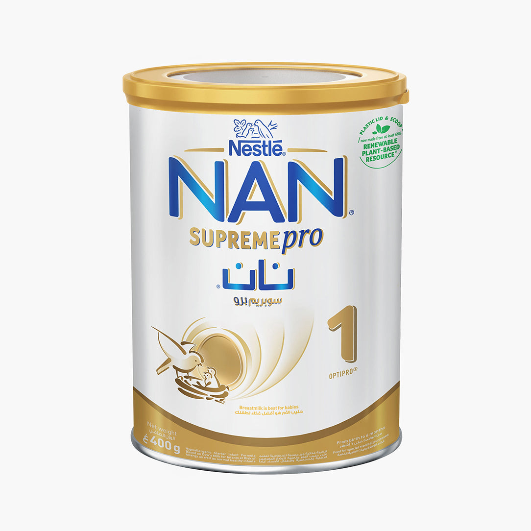 Nestle NAN Supreme Pro 1 Infant Formula Stage 1 (0-6 Months) - 400g, Dairy Formula