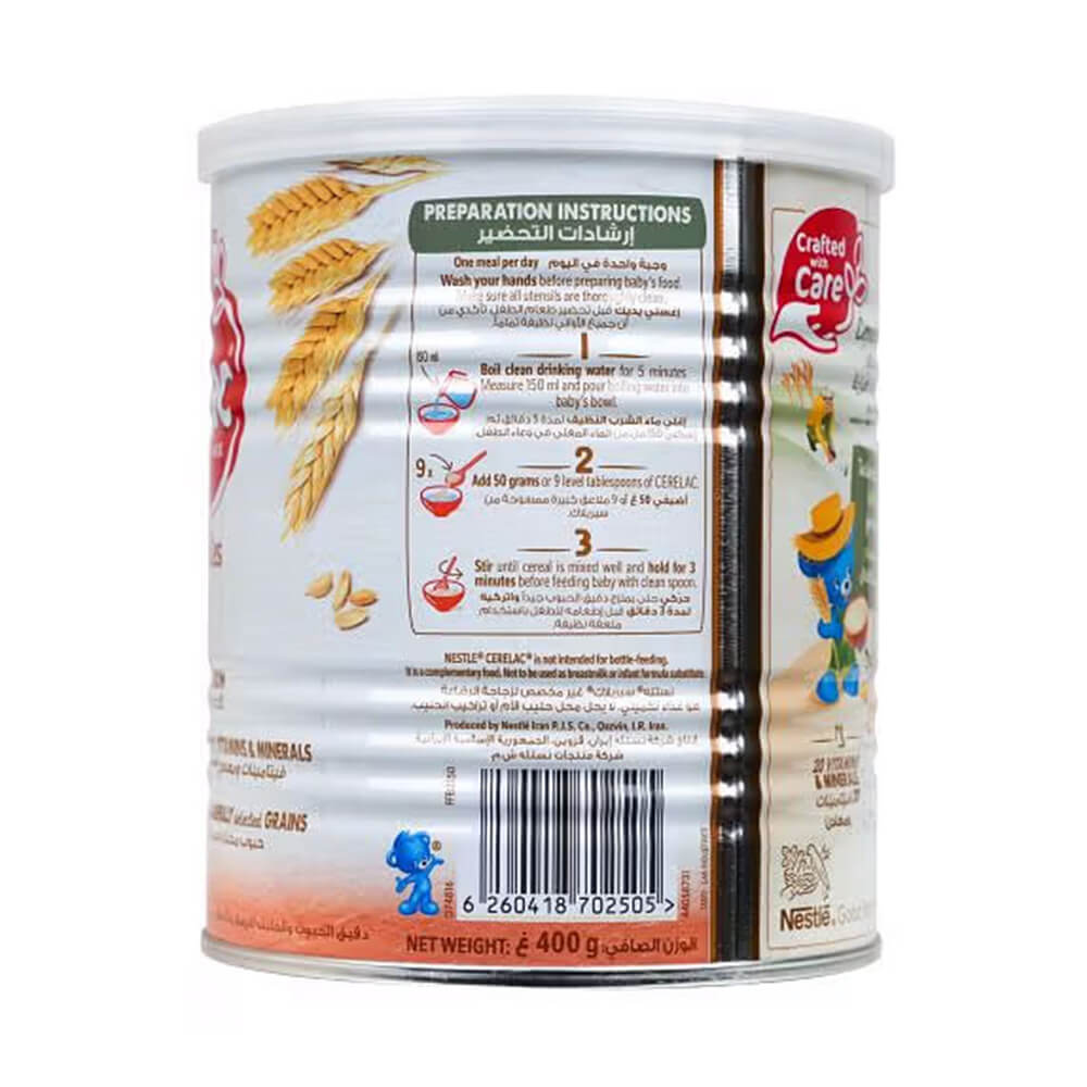 Wheat & Dates baby cereal – Nestlé 400g for growth & development