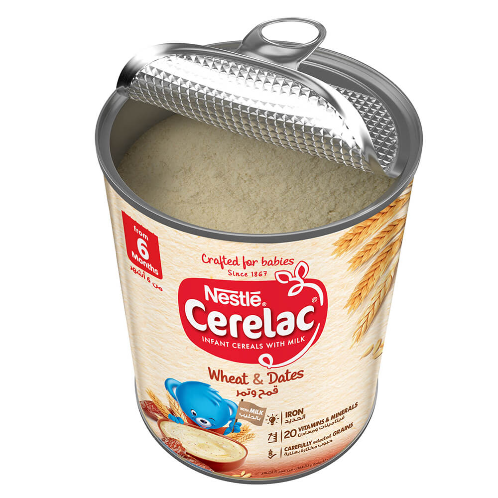 Nestlé baby food – Wheat & Dates cereal 400g for weaning